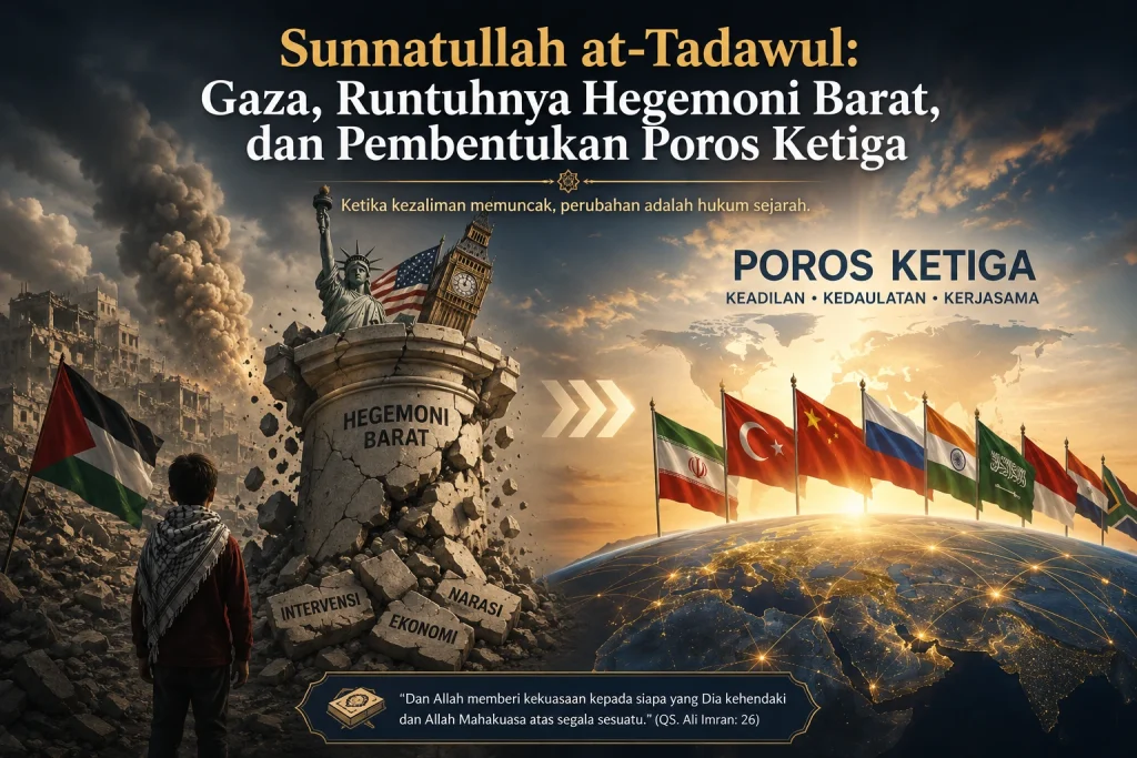 Sunnatullah at-Tadawul: Gaza, Runtuhnya Hegemoni Barat, dan Pembentukan Poros Ketiga
