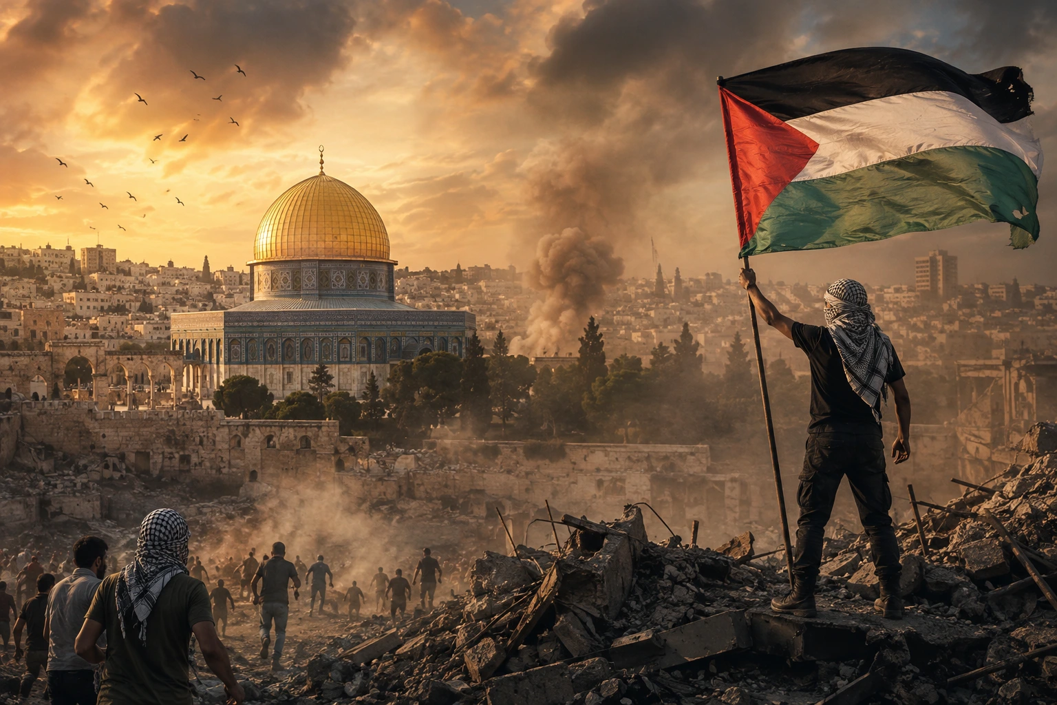 Gambaran Situasi Perundingan & Masalah Senjata Perlawanan di Jalur Gaza